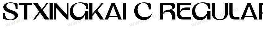 STXINGKAI C REGULAR字体转换